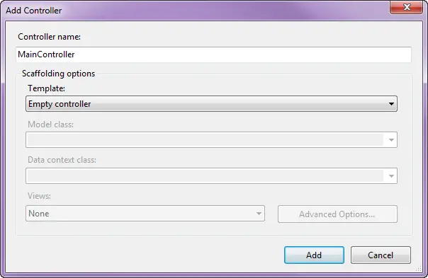 5 - Add Controller