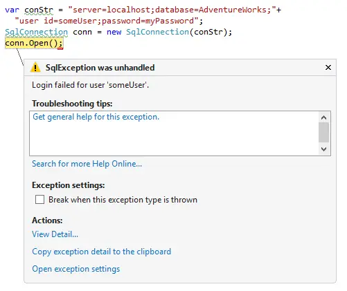 Exception Assistant
