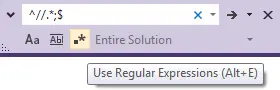 Visual Studio 2012 Search Bar